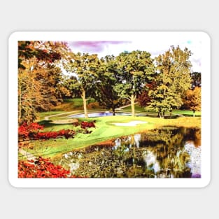 19th Hole - Graphic 4 Sticker